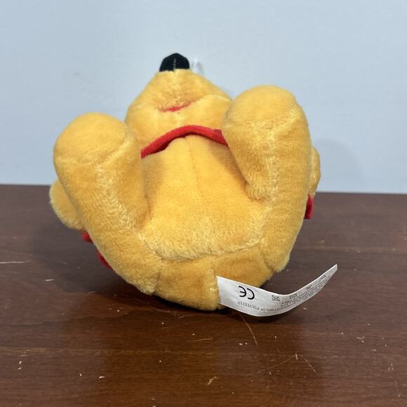 Disney Winnie the Pooh Bean Bag Friend Plush Red Shirt 6" Mattel Tags - Picture 6 of 7